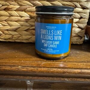 Detroit Lions Game Day Candle